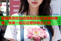 韩国男孩吃货直播挑战彩虹糖美味极限，快来一起见证奇妙味觉之旅