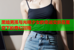 黑暗男孩与光明少女的命运交织在星空下的奇幻冒险