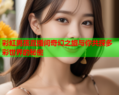 彩虹男孩直播间奇幻之旅与你共探多彩世界的秘密