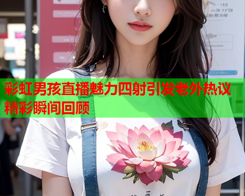 彩虹男孩直播魅力四射引发老外热议精彩瞬间回顾