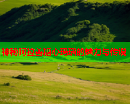 神秘阿拉善糖心玛瑙的魅力与传说